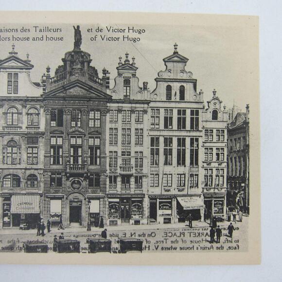 Postcard Brussels Belgium Taillors House, Victor Hugo House, Lunch-boat Antique - Picture 9 of 12